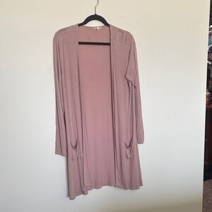 Maurices Blush Pink Ribbed cardigan